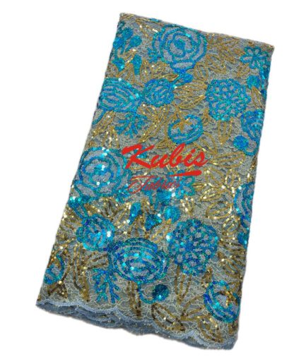 T-308-Turquoise, Gold