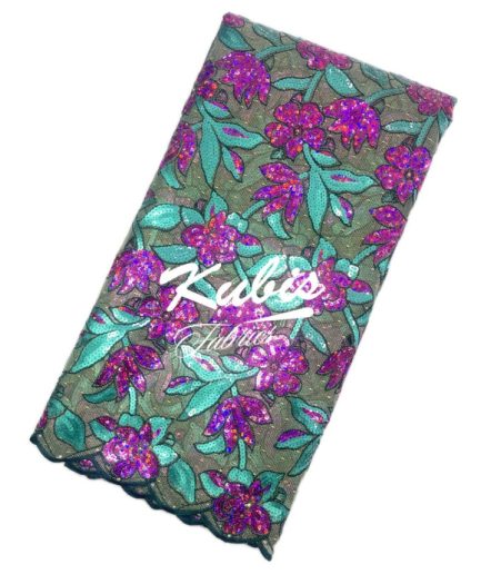 LUXURY-3589-Green& Pink