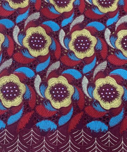 VOILE-3531-Turquoise & Wine