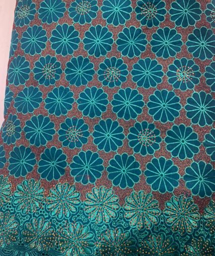 VOILE-3685-Teal & Rose