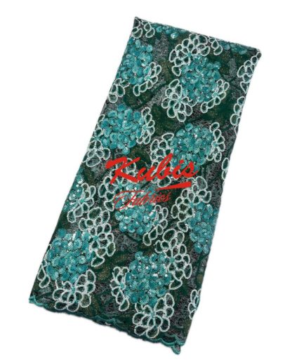 T-627-Teal & White