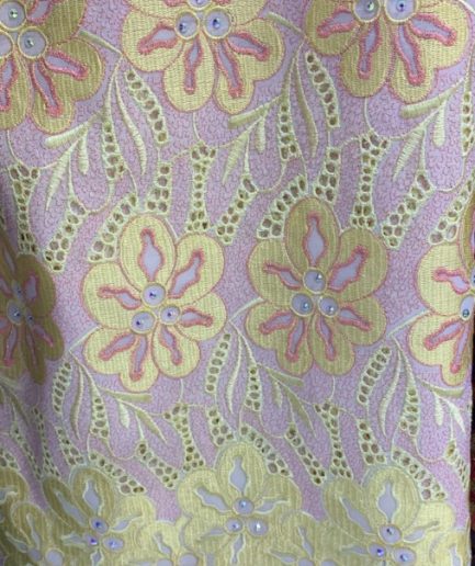 V-3395-Cream & Coral