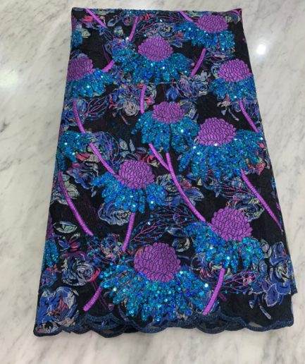 T-654-Turquoise & Purple