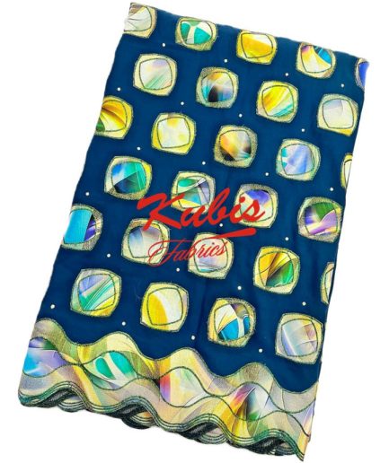 V-3673-Teal & Gold