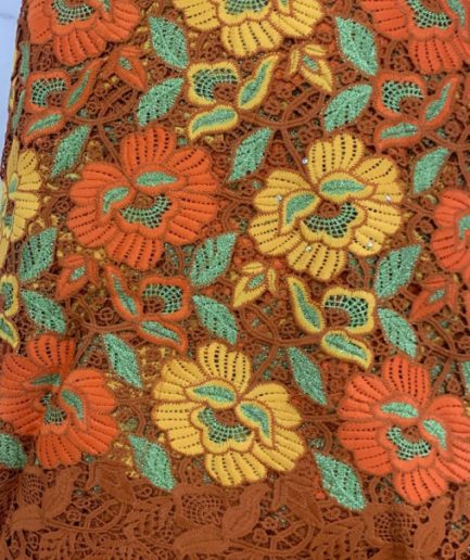 G-884-B/ORANGE & GREEN