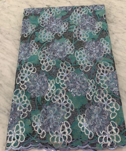 T-629-Teal & Silver