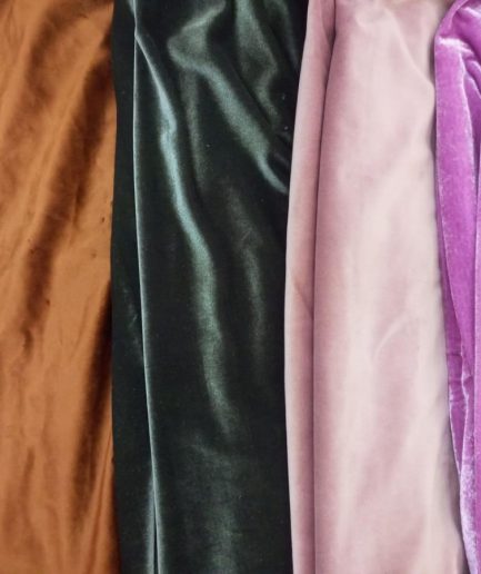 PLAIN VELVET-2482-BROWN