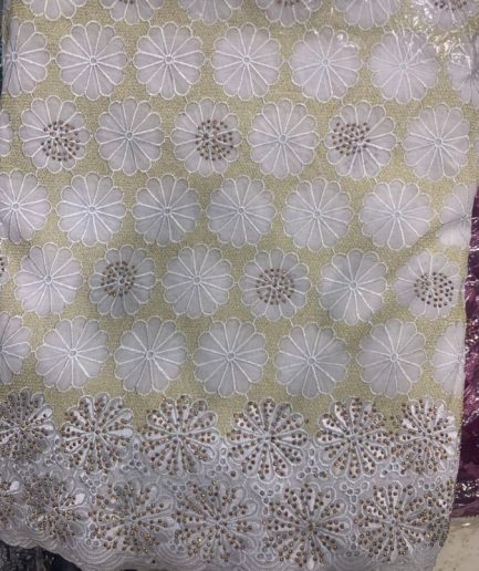 VOILE-3689-Gold & White