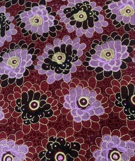 VOILE-3526- Lilac & Gold