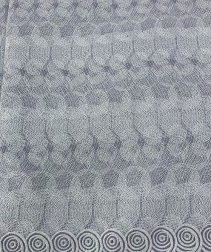 V-3304-Grey/Lurex White