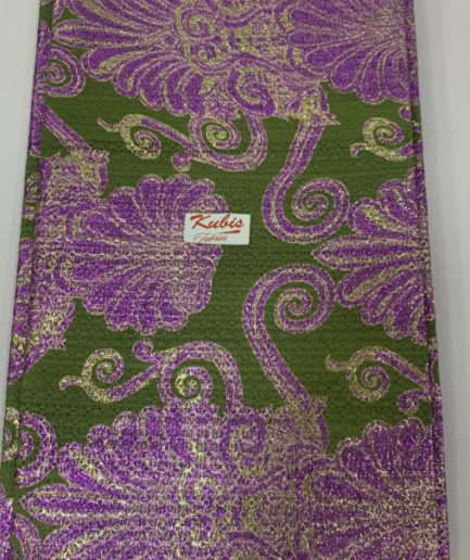 D-4424- Purple & Green
