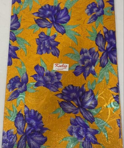 D-4348 Mustard/ green/ purple