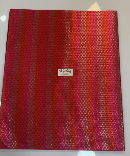 D-  4387- Red & Silver