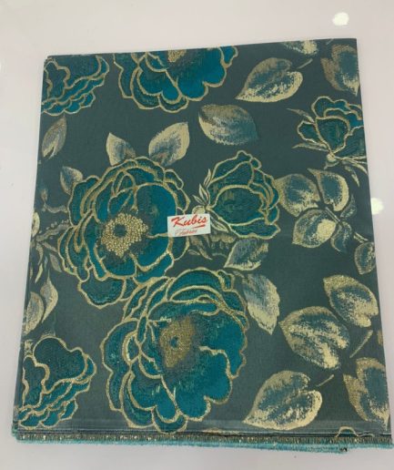 D-4502 - Teal & Gold