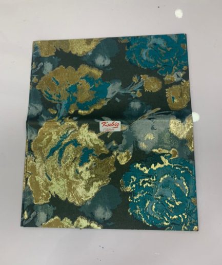 D-4535 - Teal & Gold
