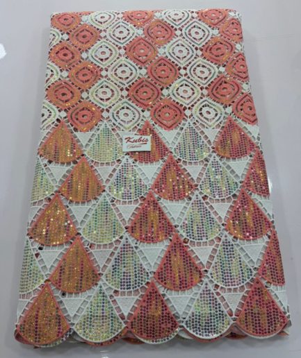 G-4577-Peach  & White
