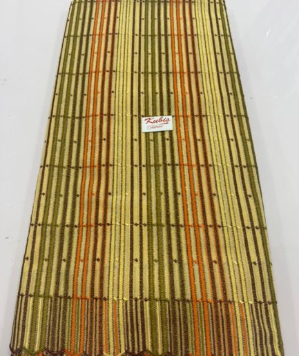 LUXURY-4766-Orange/ Green/Brown & Yellow