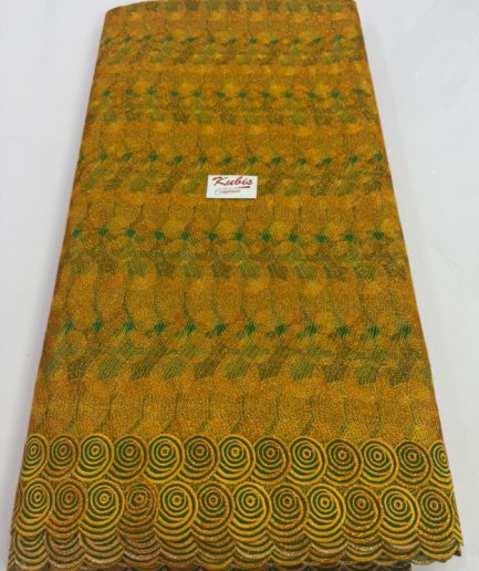 LUXURY-4767-Green & Mandarin