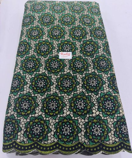 F-4883-Green / black & Gold