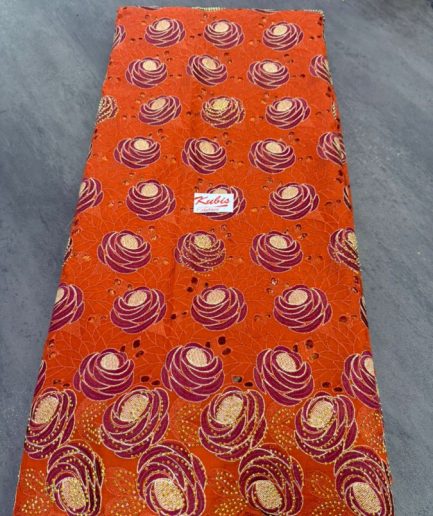 Voile-5305-Orange & Wine
