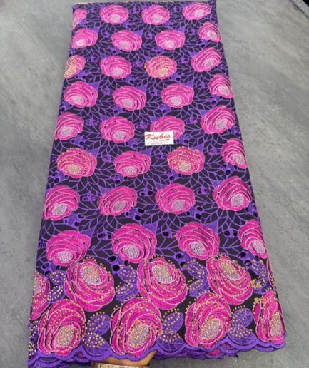 Voile-5306-Purple & Pink