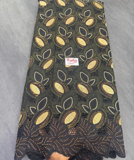 Voile-5465- Black & Gold