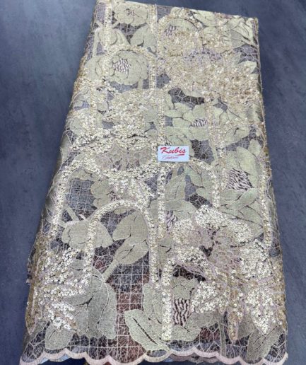 VELVET-5479-Gold & Brown