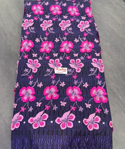 Voile-5594- Purple & Pink