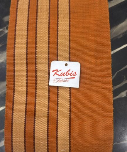 Aso Oke-- 6360 - Burnt Orange